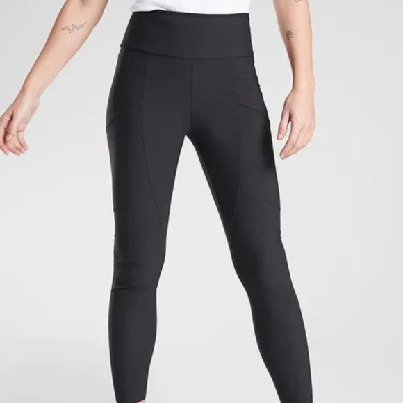 Athleta Pants - Athleta Stellar City Tights size 6 Black